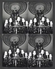 Andy Warhol, Chandelier with Shades, 1976-86, four stitched gelatin silver prints