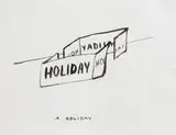 William Wegman, A Holiday