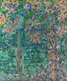 Lynton Wells, Ruskins Wife, 1980, oil and magma on canvas