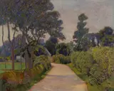 Alexander L. Warshawsky, French Landscape, 1914, oil on canvas