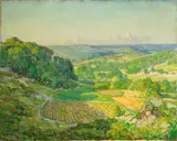 Wilson Henry Irvine, A Valley Spring, oil on canvas