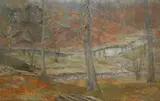 Kenneth R. Cranford, A Stream through the Woods, 1903, oil on canvas