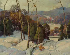 George Jensen, When the Shadows are Long, Northern Ohio (No. 14), oil on canvas