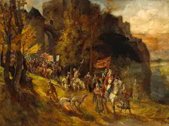 Henry Sandham, Camelot, 1910, oil on canvas