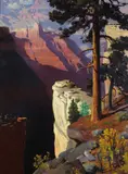 Jimmy Swinnerton, Sunset in the Grand Canyon, oil on canvas