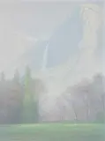 Curt Walters, Diffusion (Yosemite Falls), oil on canvas