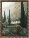 Ferdinand František Engelmüller, An Italian Landscape, Around 1900, Oil on canvas