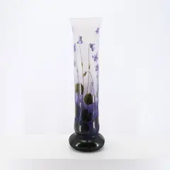 Daum Nancy, Große Vase 'Violettes'
