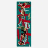 Untitled by Emerson Woelffer, 1949, oil and paper collage on Masonite, sold Oct 2021
