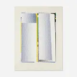 Roy Lichtenstein, Mirror #9 (from the Mirror Series), 1972, lithograph and screenprint in colors on Special Arjomari paper