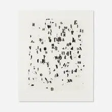 Glenn Ligon, Draft, 2010, aquatint with spitbite, sugarlift, and drypoint on Hahnemühle Copperplate paper