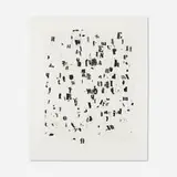 Glenn Ligon, Draft, 2010, aquatint with spitbite, sugarlift, and drypoint on Hahnemühle Copperplate paper