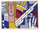 Roy Lichtenstein, Modern Art Poster, 1967, Color screenprint on paper