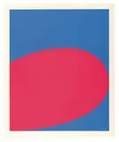 Ellsworth Kelly, Red Blue (from Ten Works by Ten Painters), 1964, Screenprint on Mohawk Superfine Cover paper