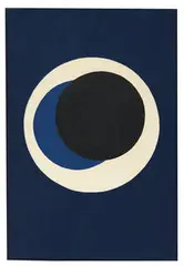 Geneviève Claisse, Cercles, 1967, Oil on canvas