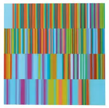 Tim Bavington, Spring (At Last) - Blue Study #2, 2005, Synthetic polymer on canvas