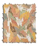 Charles Arnoldi, Mental Planes, 1988, Acrylic, modeling paste, and sticks in two parts