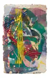 Sam Gilliam, Rivulet, 1994, Mixed-media and print on paper