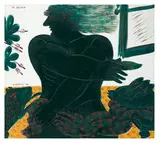 Alekos Fassianos, Small Fish, 1983, Oil on canvas