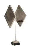 George Rickey, Two Planes Vertical Diagonal, Vis a Vis, 1974, Stainless steel
