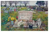 Keith Mayerson, James Dean Cemetery, 2012, Oil on linen