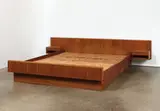 Bed by Hans J. Wegner, c. 1960, Getama, sold May 2021