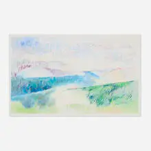 Jane Eccles, #2 Hidden Spring, pastel on paper