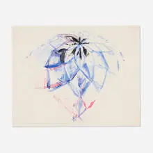 Cheyney Thompson, Untitled (Party Ball Stray), 2002, watercolor on paper