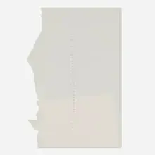 Sue Tompkins, Untitled (UN), 2004, ink on paper