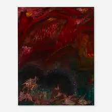 Julius Hatofsky, Homage to Blake's Job #4, 1967, oil on Masonite
