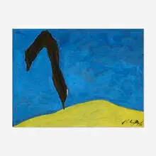Adja Yunkers, Collage XX, 1970, acrylic and collage on canvas board laid to board