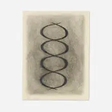 David Ortins, Untitled, 1990, graphite on tracing paper