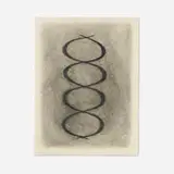 David Ortins, Untitled, 1990, graphite on tracing paper