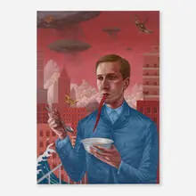 Alex Gross, Jaundice, 2003, oil on canvas