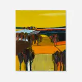 Rodney Harder, Untitled (Landscape), 1971, oil on canvas