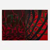 Alan Cote, Autumn (diptych), 1987, acrylic on canvas