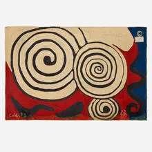 Alexander Calder, Tapestry No. 9, 1975, hand-woven maguey fiber