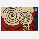 Tapestry No. 9 by Alexander Calder, 1975, hand-woven maguey fiber, sold Jul 2024