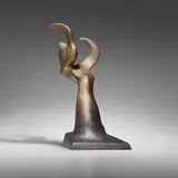Richard Hunt, Untitled, 1979, patinated bronze