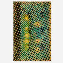 Peter Zimmermann, Raster (Blau), 2000, epoxy resin with pigments on canvas