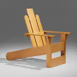 Scott Burton, Chair, 1977, lacquered maple