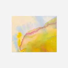 Untitled (Expansionist Series) by Vivian Springford, c. 1973-76, acrylic on paper mounted to board, sold Jul 2024