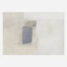 Geneviève Asse, L’éventail, 1960, oil on canvas