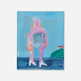 Katherine Bradford, Woman Looking at House