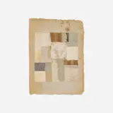 Anne Ryan, Untitled, 1951, fabrics, foil, and handmade rag paper