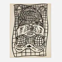 Untitled by William Copley, c. 1960, ink on paper, sold Jul 2024