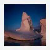 Lynn Davis, Iceberg, Greenland, dye bleach print