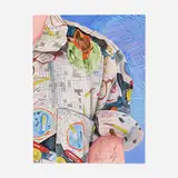 Rebecca Ness, Shirt, 2020, gouache and graphite on paper