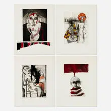 Michael Hafftka, Undertones, 1985, monoprint with aquatint and drypoint