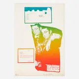 G. Levine, Untitled, 1970, screenprint in colors